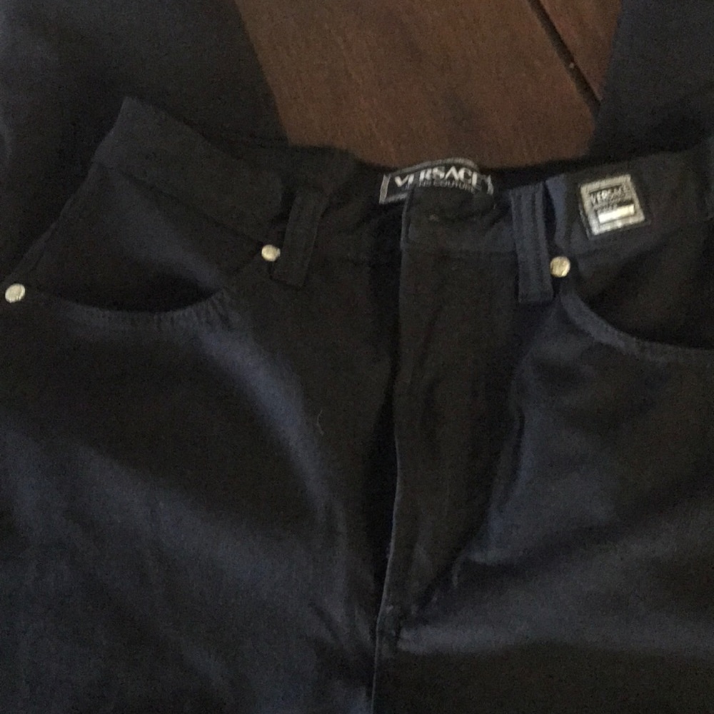 Versace black jeans original